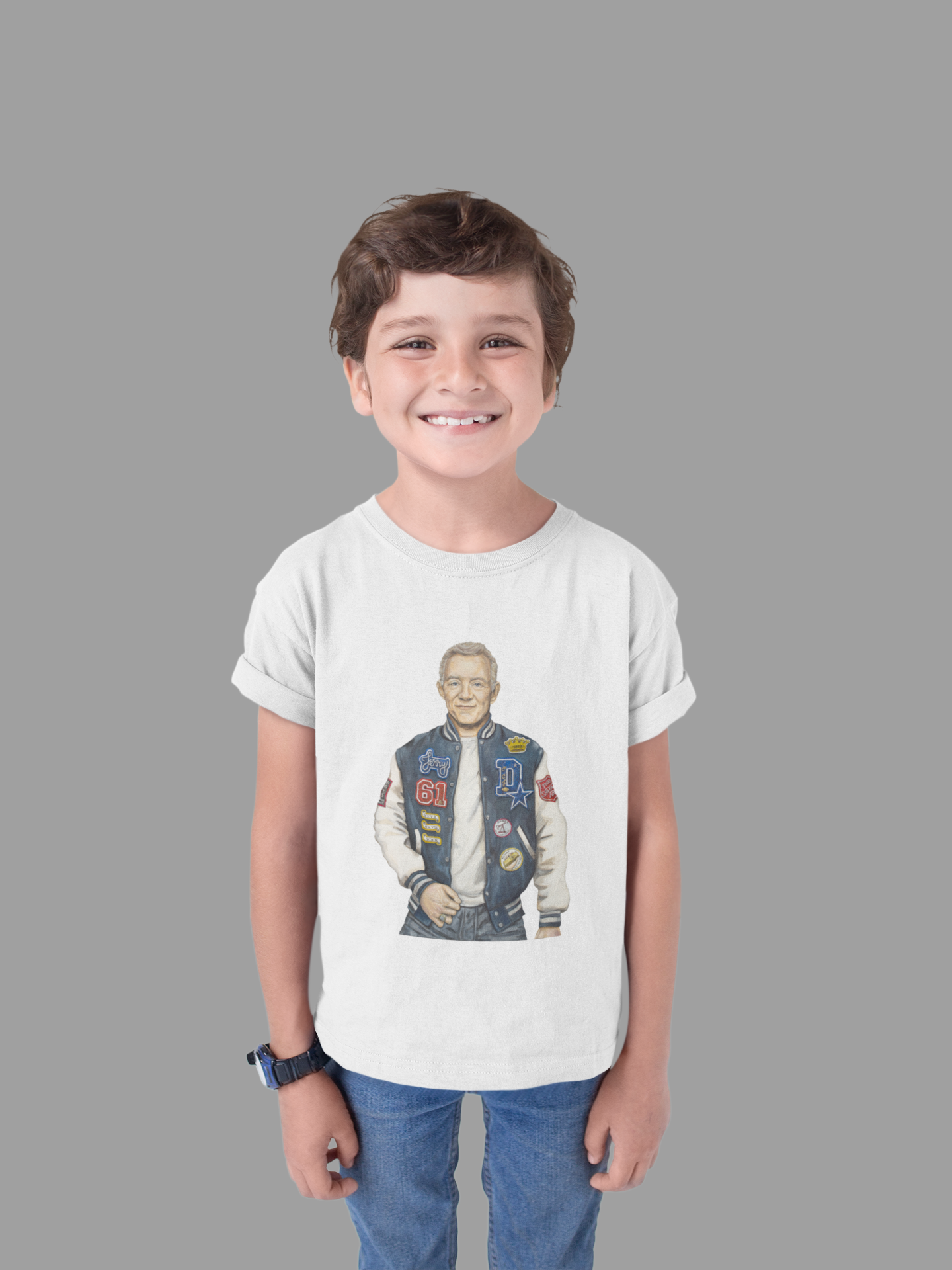 Varsity Jerry Jones Kids T-Shirt